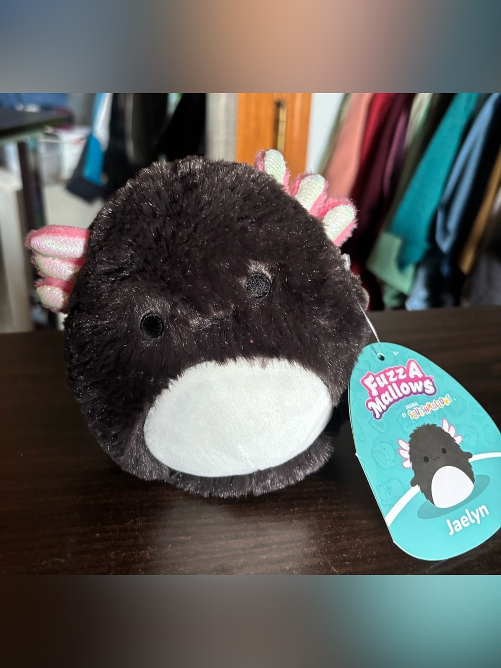 Squishmallows FuzzAMallows “Jaelyn” the Axolotl